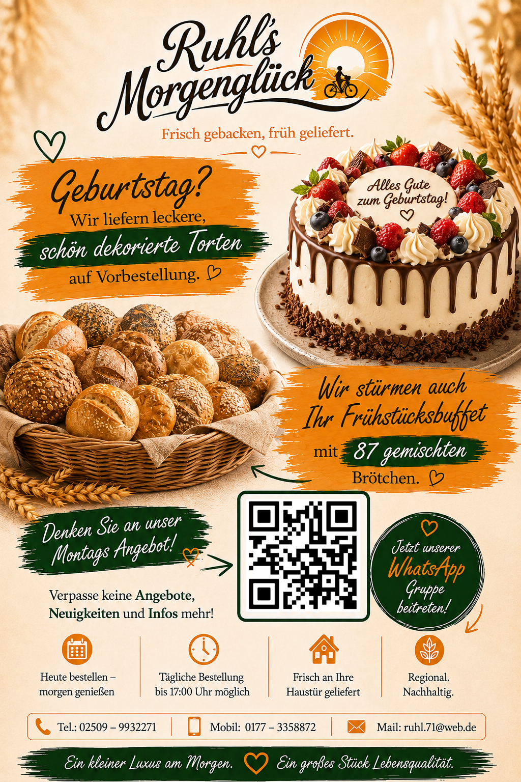 Ruhls Morgenglück Firmen und Feiern